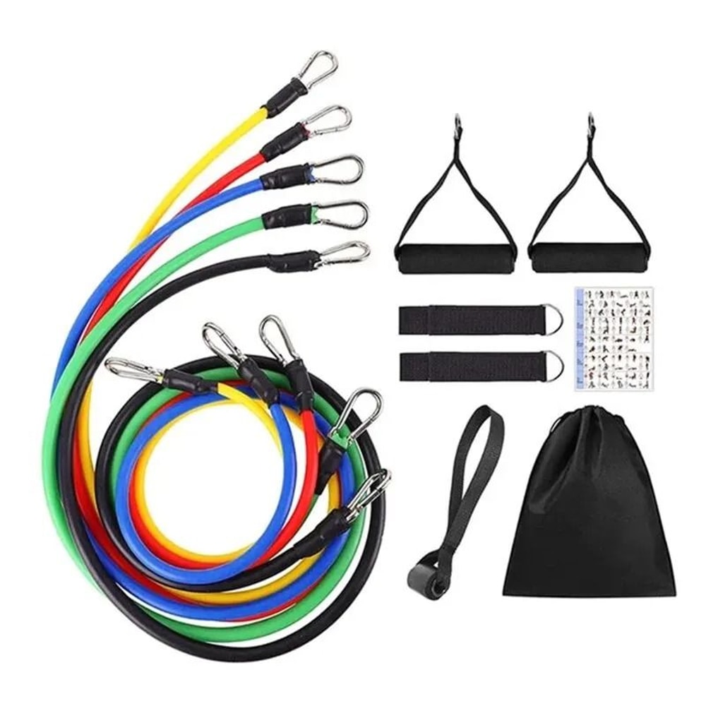 11Piece Professional Resistance Band Pull Rope Set 6