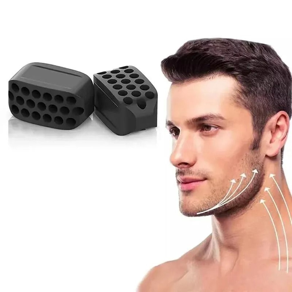 Silicone Jaw Exerciser Facial Toner Set 0
