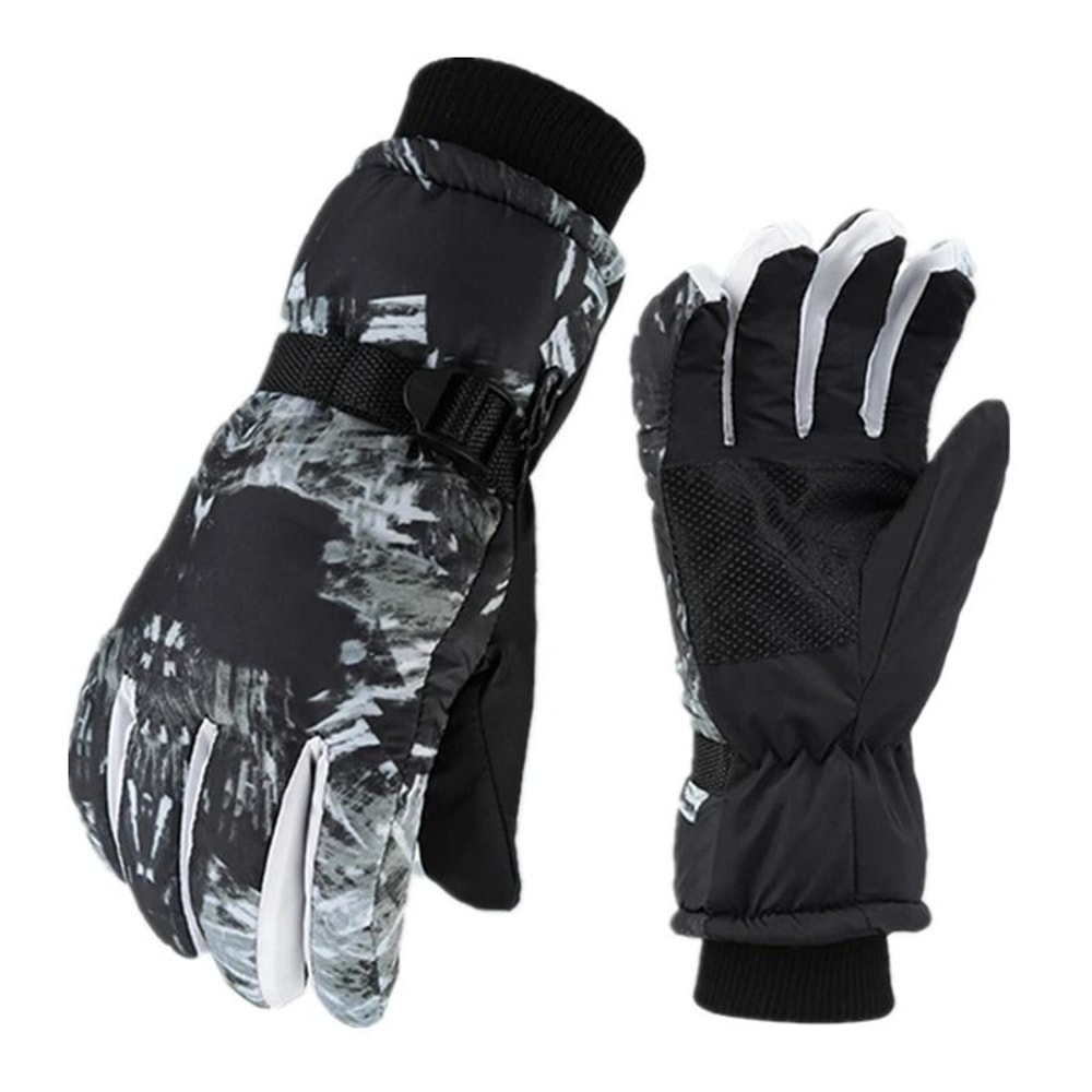 Professional Mens Waterproof Ski Winter Warm Gloves 6