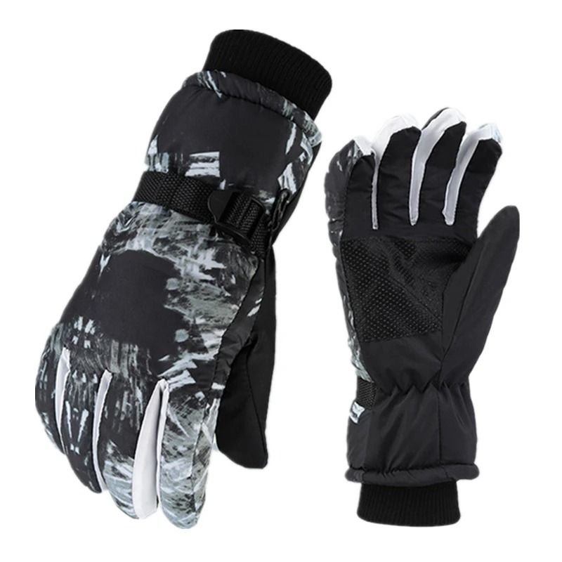 Professional Mens Waterproof Ski Winter Warm Gloves 6