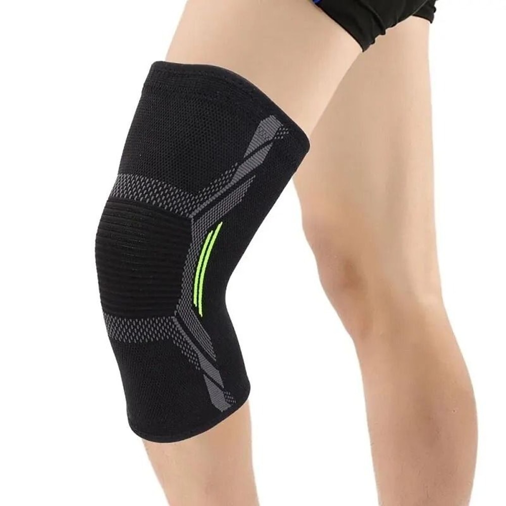 Single Knitted Nylon Sports Knee Pad 0