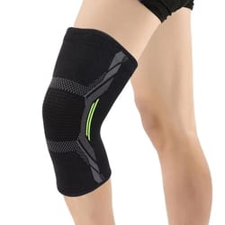 single knitted nylon sports knee pad
