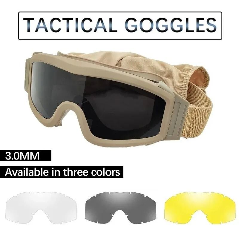 Airsoft Tactical Goggles With Interchangeable Lenses 1