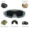 Airsoft Tactical Goggles With Interchangeable Lenses 2