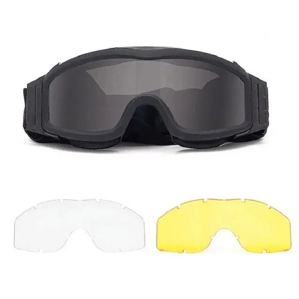 Airsoft Tactical Goggles With Interchangeable Lenses 6