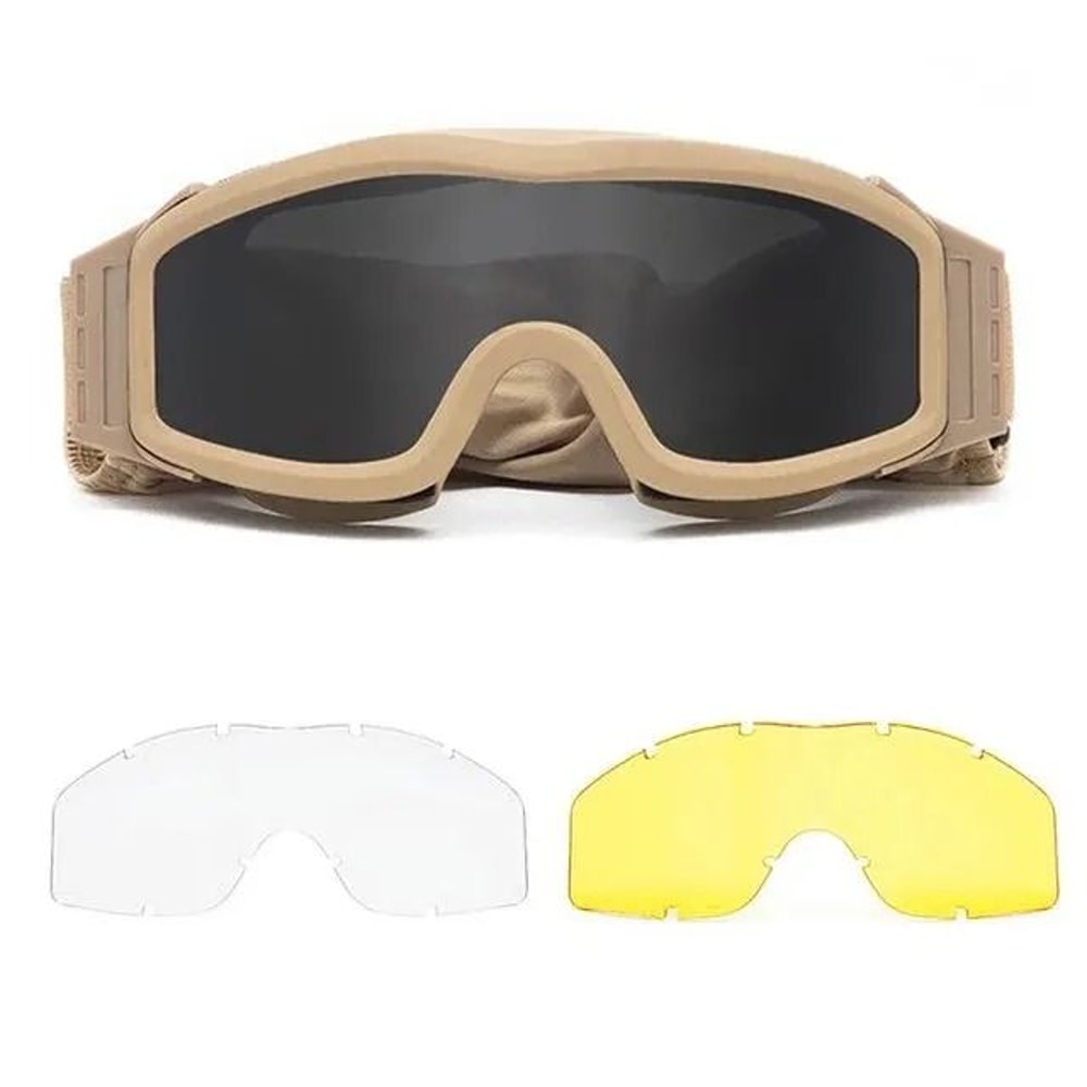 Airsoft Tactical Goggles With Interchangeable Lenses 8