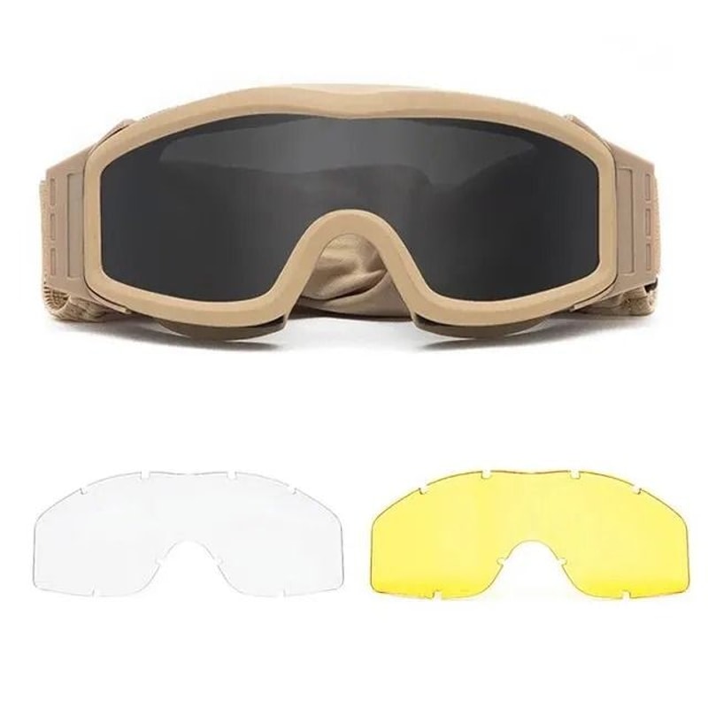 Airsoft Tactical Goggles With Interchangeable Lenses 8