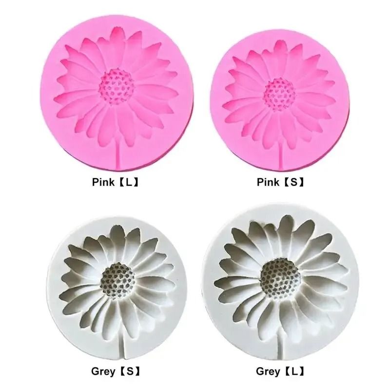 3D Daisy Flower Silicone Baking Casting Mold 5