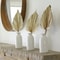 2 PCS Dried Palm Fan Leaf Pampas Grass Set 1