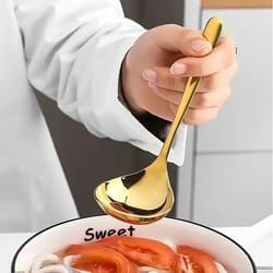 stainless steel thickening long-handle soup ladle