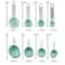 8PCS Stainless Steel Handle Measuring Cup And Spoon Set 1