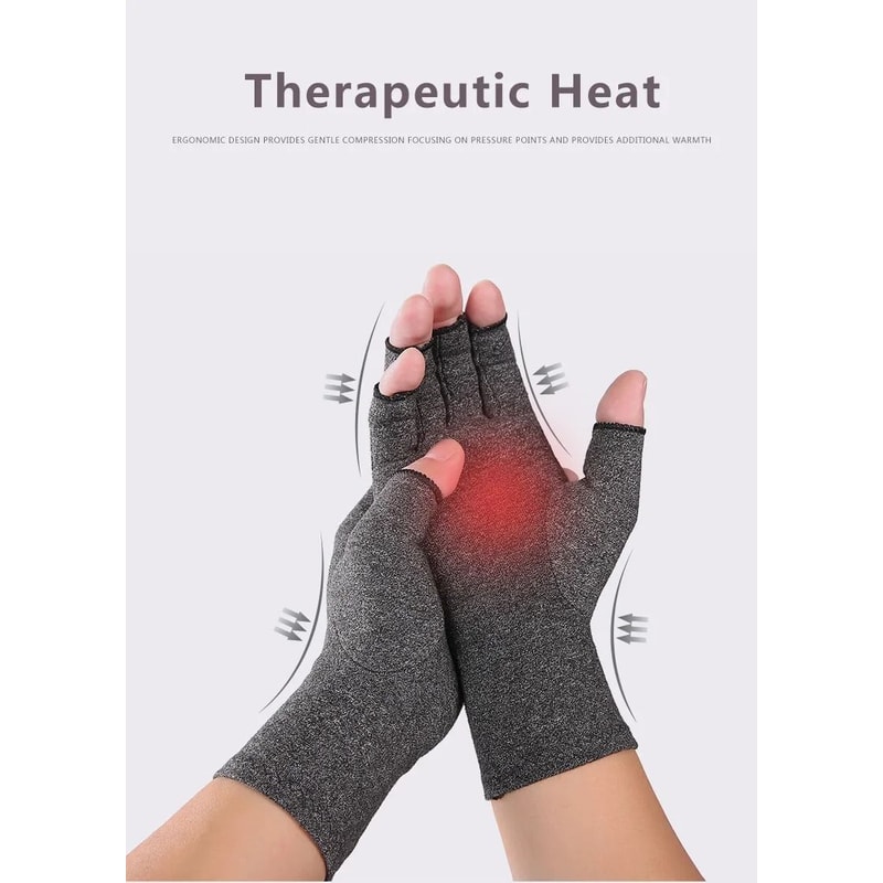 Compression Arthritis Gloves Cotton Joint Pain Relief Hand Brace 4