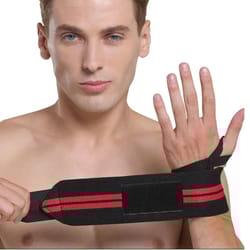 elastic sports wrist bandage and pressure strap
