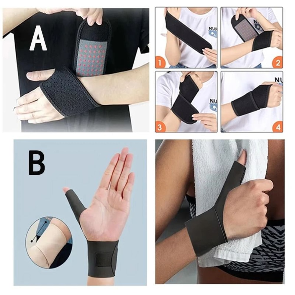 Elastic Sports Wrist Bandage And Pressure Strap 4