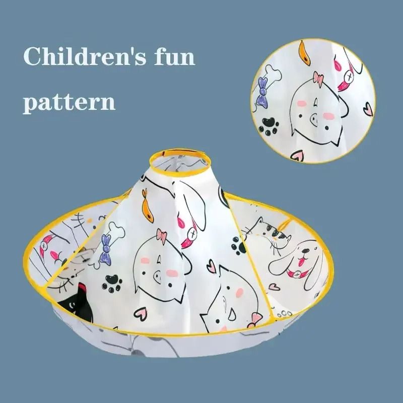 Kids Umbrella Hair Cutting Cape And Grooming Gown 3