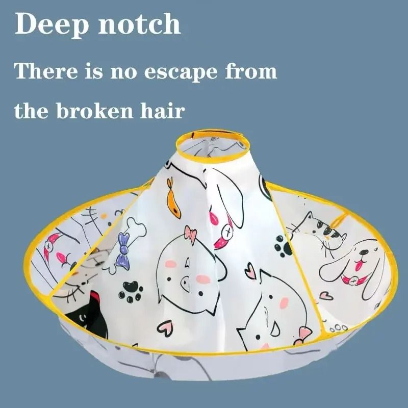 Kids Umbrella Hair Cutting Cape And Grooming Gown 4