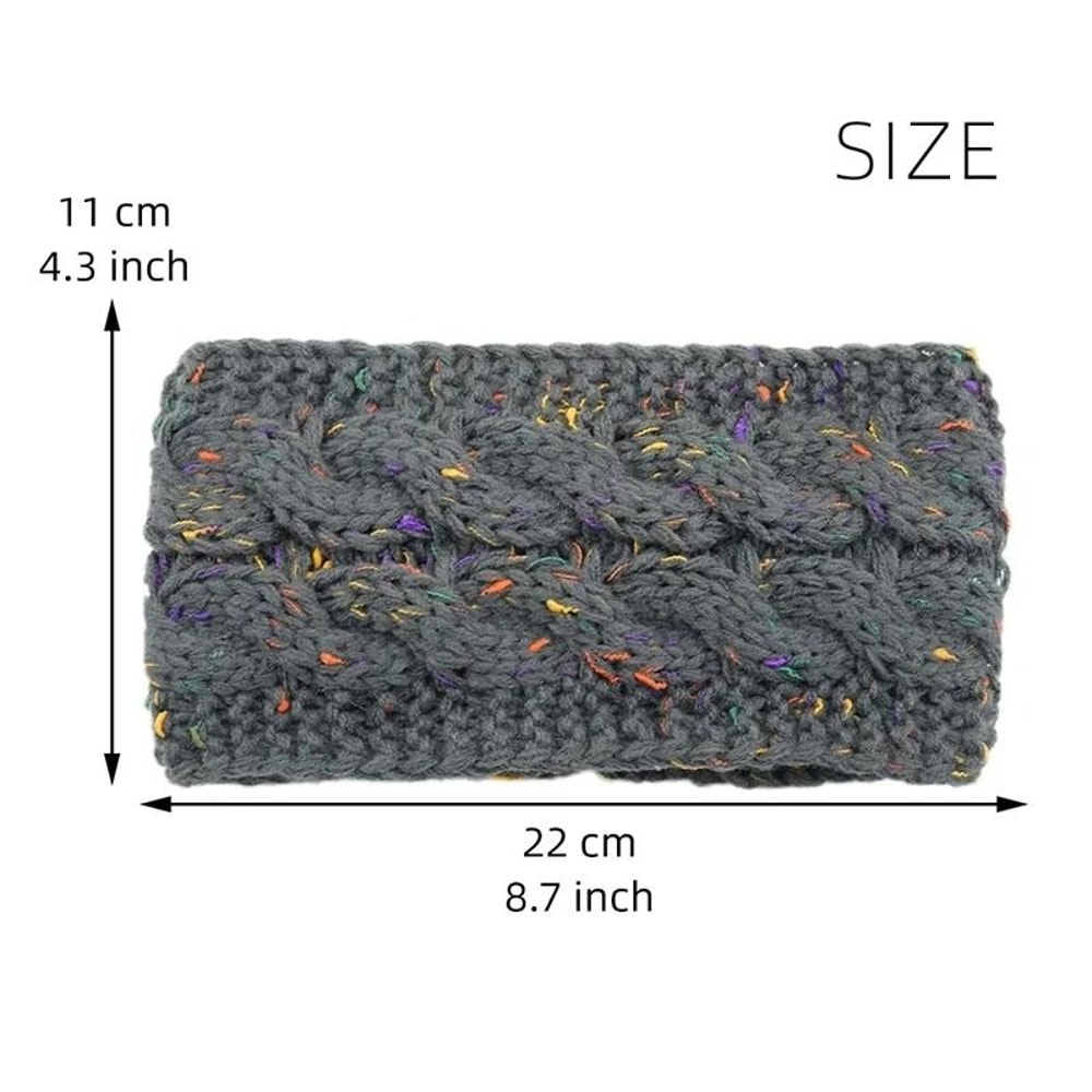 Winter Plush Wide Elastic Ear Warmer Headband 5