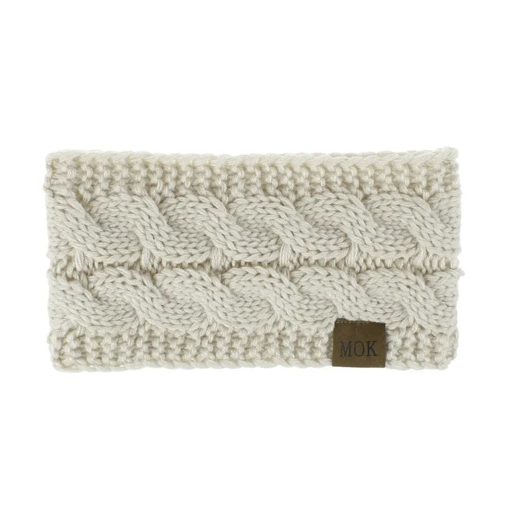 Winter Plush Wide Elastic Ear Warmer Headband 11