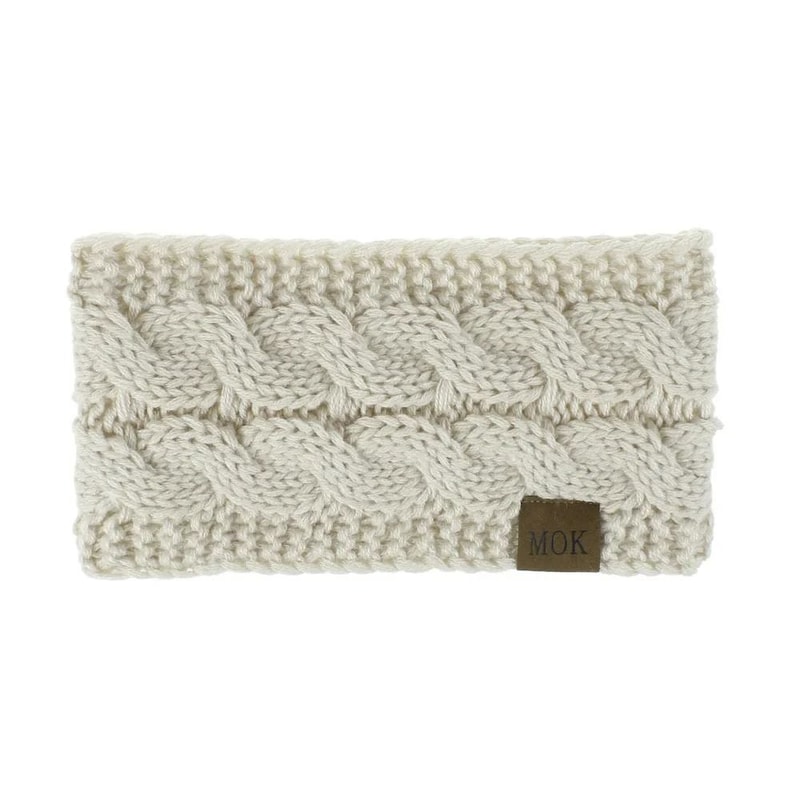 Winter Plush Wide Elastic Ear Warmer Headband 11