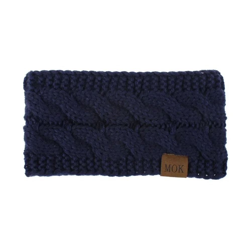 Winter Plush Wide Elastic Ear Warmer Headband 13