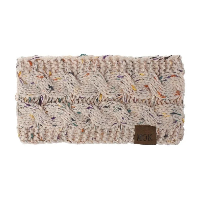 Winter Plush Wide Elastic Ear Warmer Headband 16