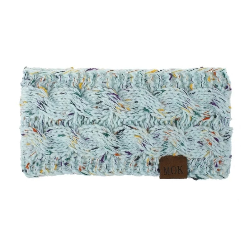 Winter Plush Wide Elastic Ear Warmer Headband 17