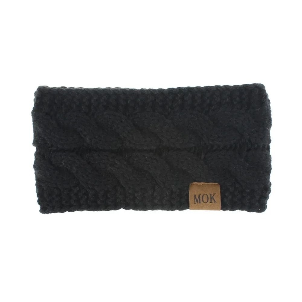 Winter Plush Wide Elastic Ear Warmer Headband 7