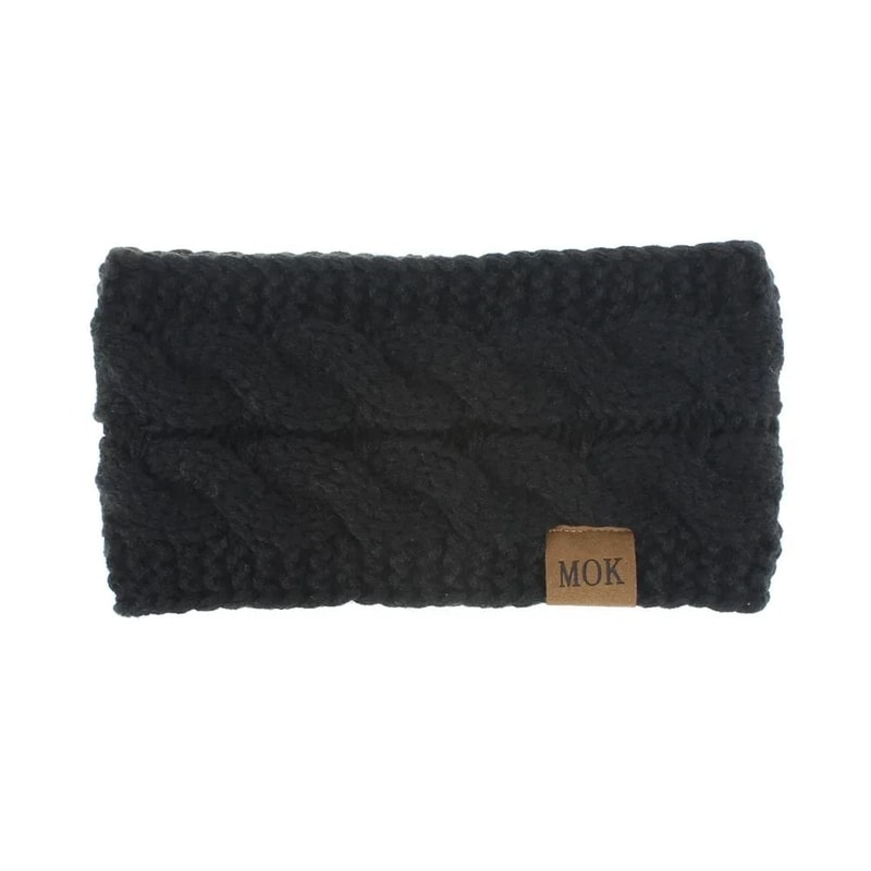Winter Plush Wide Elastic Ear Warmer Headband 7