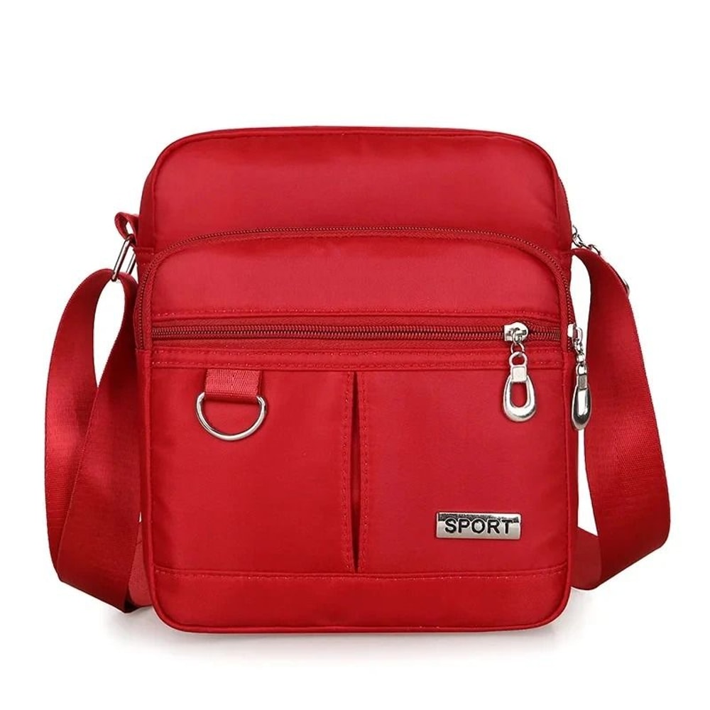 Multifunctional Waterproof Nylon Messenger Crossbody Bag 9