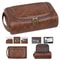 HighQuality Retro PU Leather Travel Toiletry Bag 0