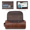 HighQuality Retro PU Leather Travel Toiletry Bag 3