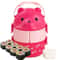 Portable Insulated Stackable Cartoon Bear Bento Set 5