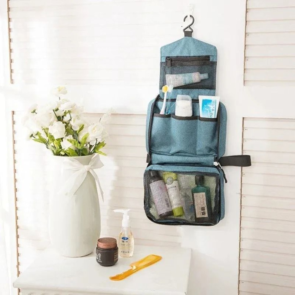 Hanging Waterproof Travel Toiletry And Cosmetic Organizer 2