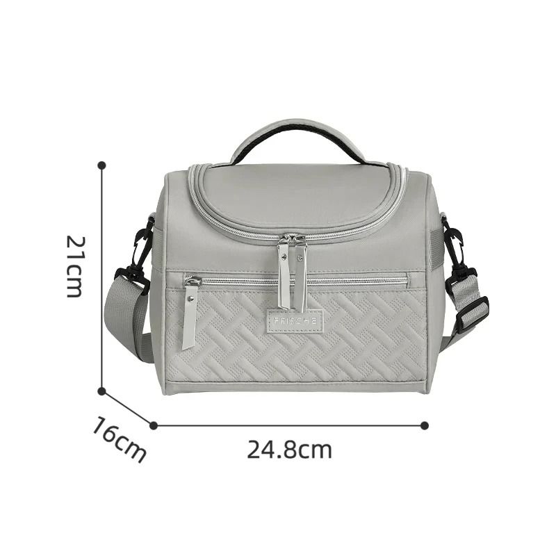 Premium LargeCapacity Insulated Shoulder Bento Bag 6