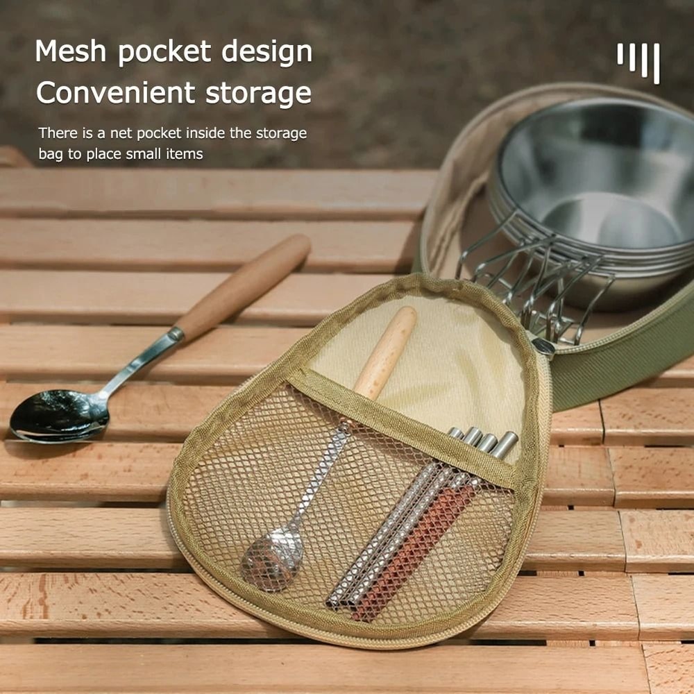 Camping Sierra Bowl And Tableware Storage Bag 4