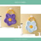 Quick Dry Creative Flower Shape Hand Towel 10