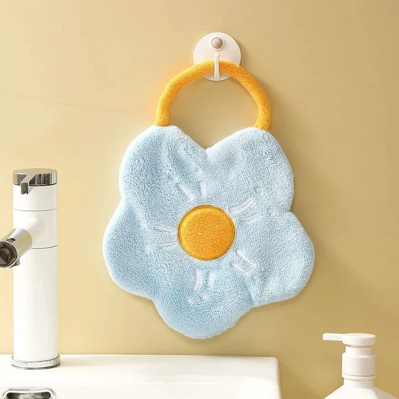 Quick Dry Creative Flower Shape Hand Towel 6