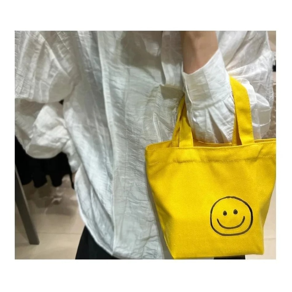 Korean Style Smile Face Mini Shopping Bag 6
