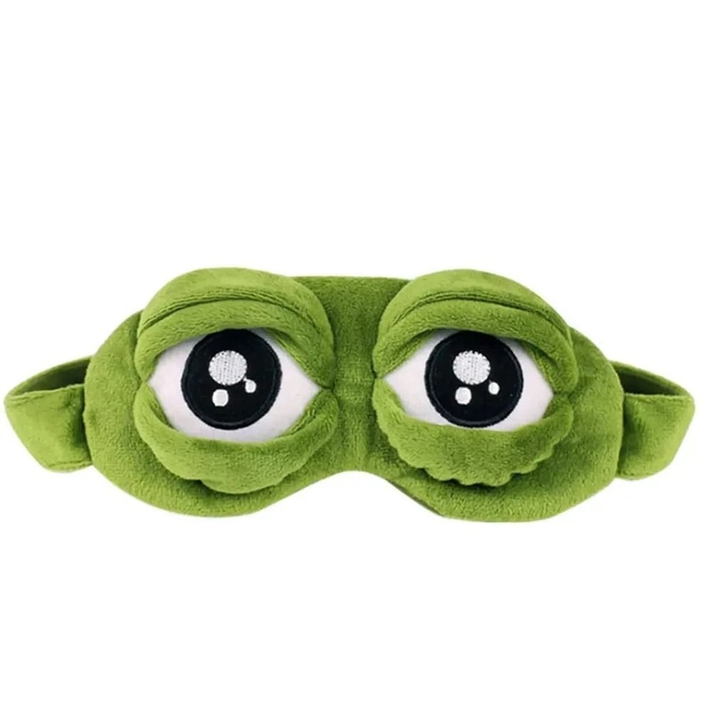 Hirigin Unisex Creative 3D Cartoon Frog Sleep Eye Mask 6