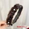 AOSIWIG Synthetic Wide Fishbone Braid Headband 16