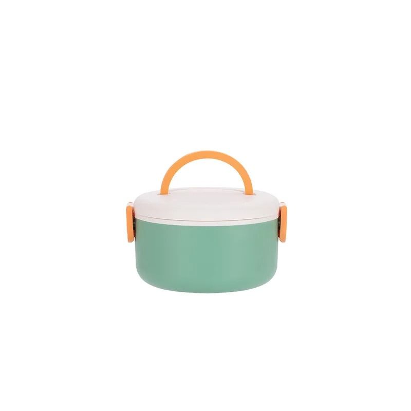 Cartoon Round Portable Picnic Bento Box For Kids 6