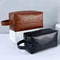 Mens Business PU Leather Travel Toiletry Bag 9