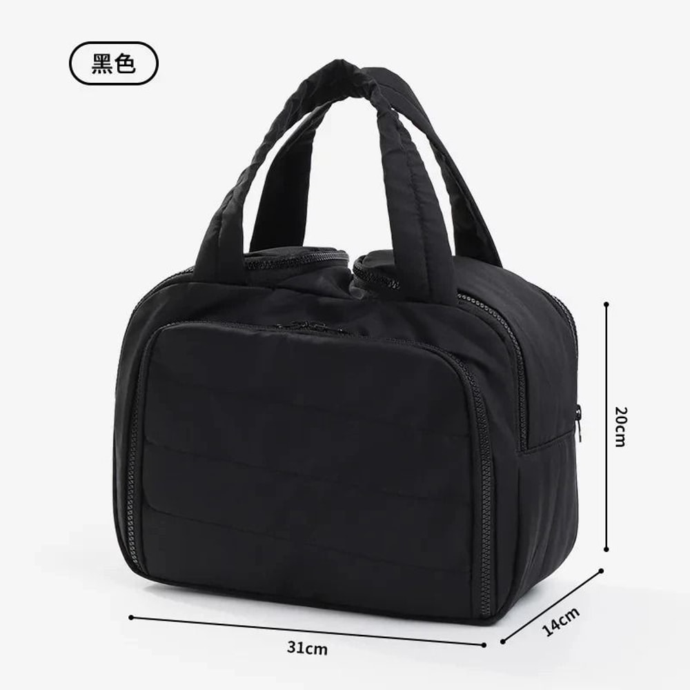 Portable MultiCompartment Fashion Makeup Storage Bag 8