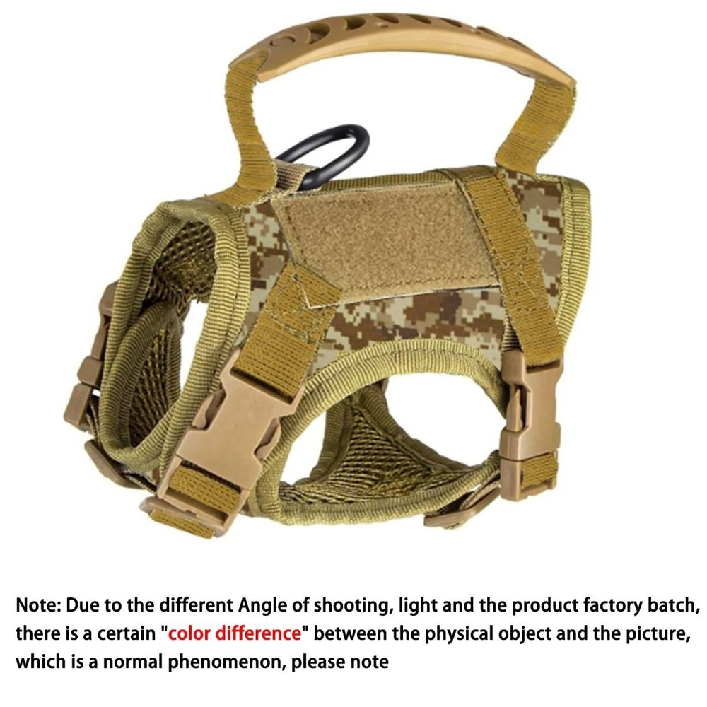 Tactical Adjustable Pet Harness And Lead Set 7