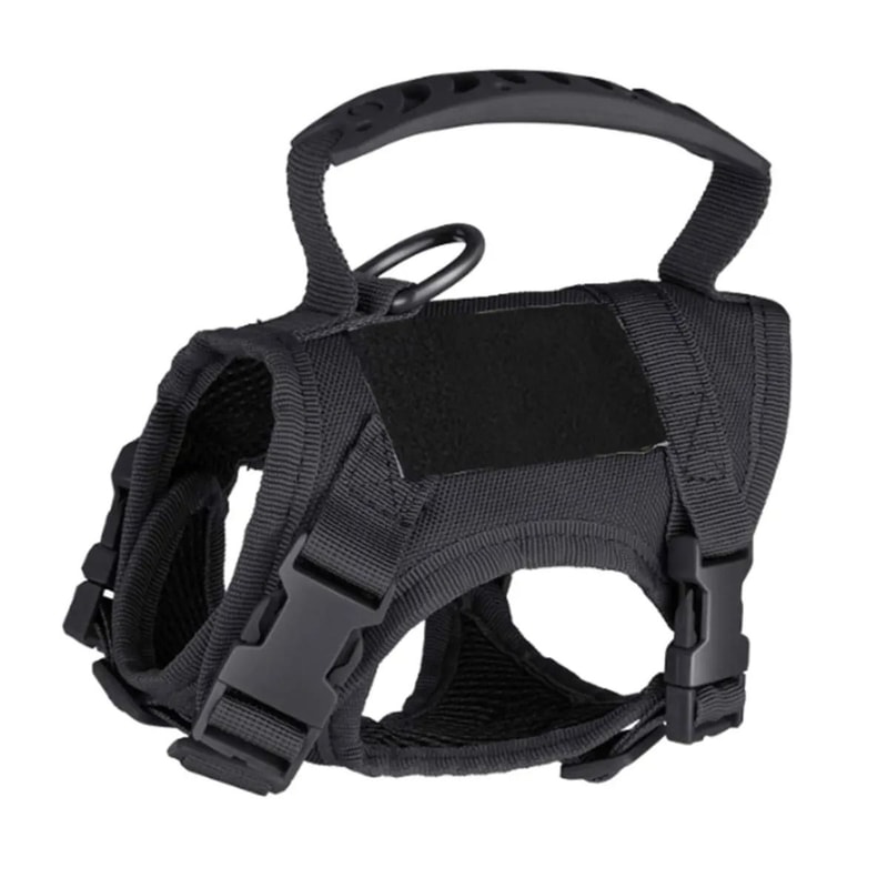 Tactical Adjustable Pet Harness And Lead Set 8