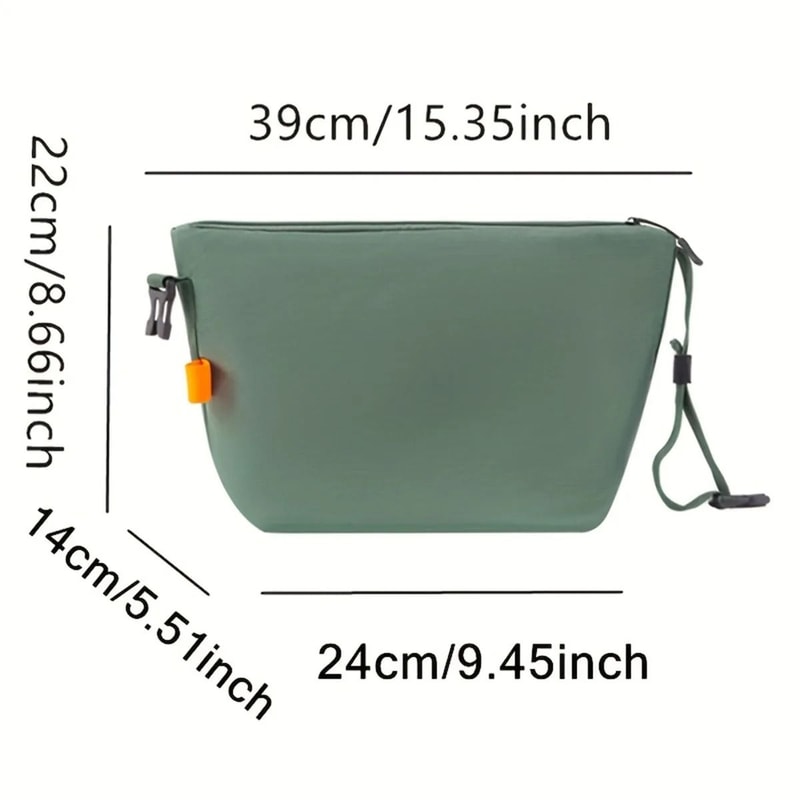 SolidColor Foldable Portable Insulated Lunch Bag 3
