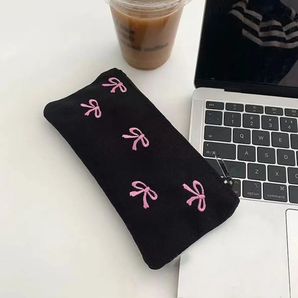 Black Bow Embroidery MultiPurpose Storage Bag 3