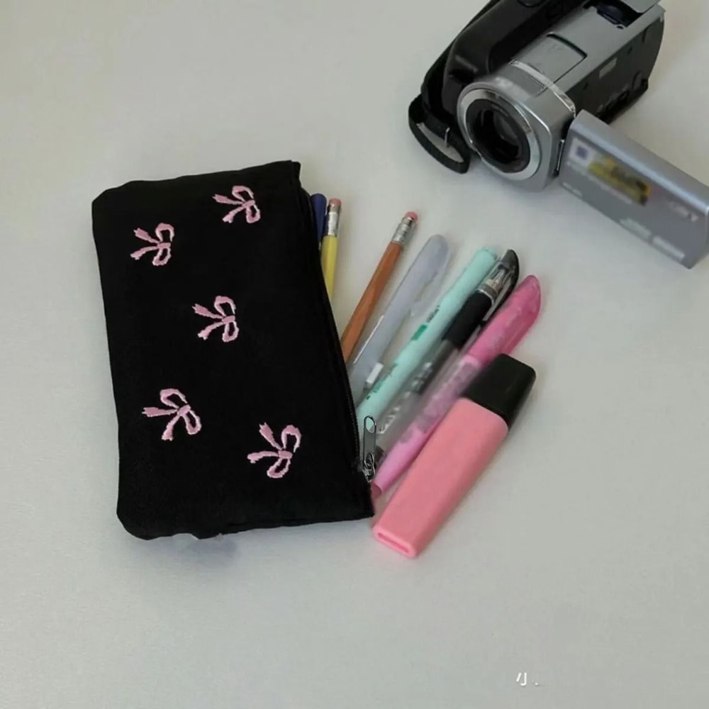 Black Bow Embroidery MultiPurpose Storage Bag 4