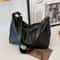 Vintage PU Leather Fashion Commuter Tote And Crossbody Bag 6
