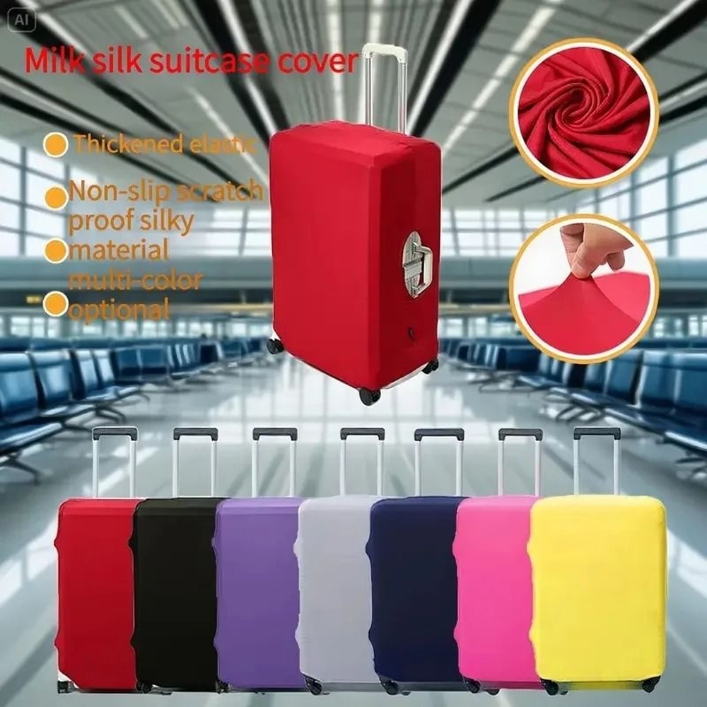 Fashion SolidColor Suitcase Protective Cover 1